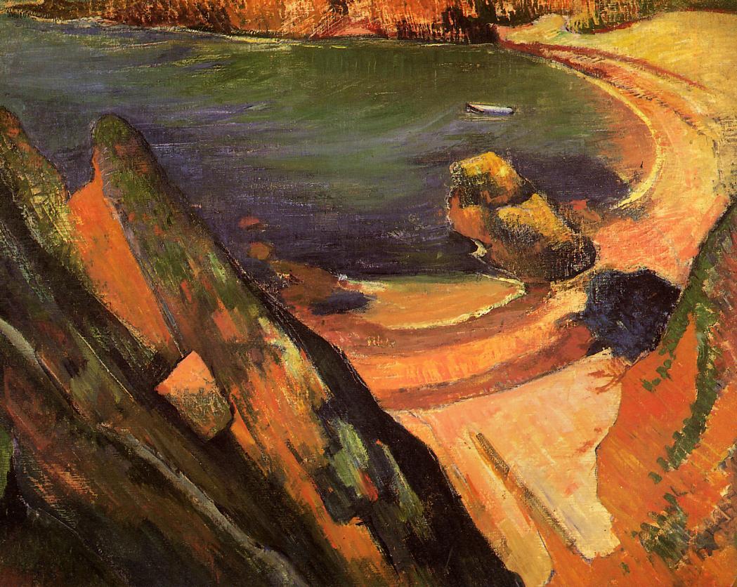 The Creek, Le Pouldu - Paul Gauguin Painting